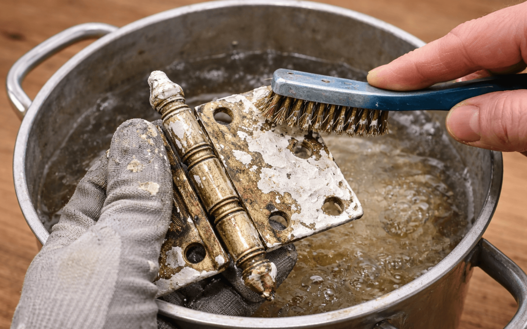 Ta bort målarfärg från metall